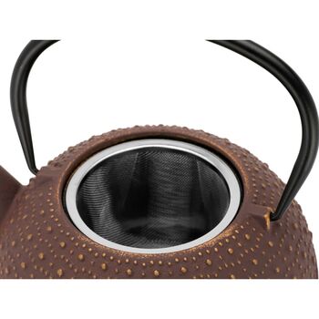 Cast Iron Teapot Anhui Design 900ml Steel Filter, 7 of 8