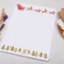 A4 Letter Writing Paper With Christmas Santa Sleigh, thumbnail 2 of 6