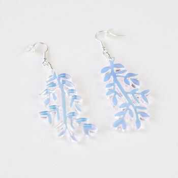 Acrylic Leaf Botanical Earring, 10 of 11