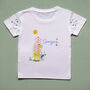 Personalised Children's Giraffe Themed T Shirt, thumbnail 1 of 5