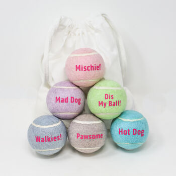 Fun Message Dog Balls In A Bag, 7 of 8