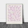 Matisse Pink Powder Leaf Print, thumbnail 1 of 2