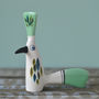 Crested Chatter Bill Ceramic Bird, thumbnail 2 of 4