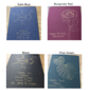 Personalised Wedding Couple Initial Gold Foil Card, thumbnail 5 of 12