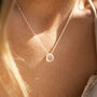 Sterling Silver Family Mini Eternal Rings Personalised Necklace, thumbnail 6 of 12