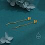 Sterling Silver Flying Kite Threader Earrings, thumbnail 7 of 11