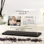Personalised Baby Photo Calendar Plaque, thumbnail 2 of 7