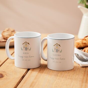 Personalised Happy New Home Mug Set, 2 of 6