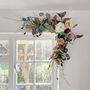 Faux Camellia And Rose Window Garland, thumbnail 1 of 9
