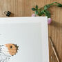 ‘Orange Tip’ Butterfly A5 Giclée Art Print, thumbnail 2 of 3