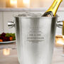 Personalised Stainless Steel Ice Bucket, thumbnail 1 of 6