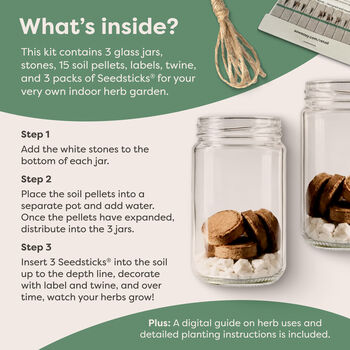 Personalised Indoor Herb Garden Kit, 6 of 12