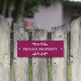 Personalised Gate Sign, thumbnail 1 of 8