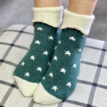 Personalised Super Soft Cosy Star Socks, 3 of 8