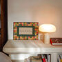 Hugs In The Hallway Checkered Wall Print, thumbnail 4 of 7