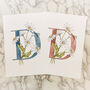 D Is For Daisy Coloured Initial Print, thumbnail 1 of 11