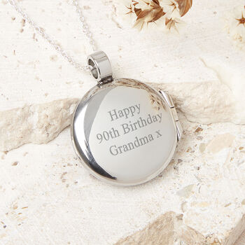 90th Birthday 1935 Sixpence Locket Necklace, 4 of 7