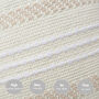 Boho Pillow Case Beige Square With Tassels, thumbnail 4 of 4