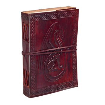 Celtic Dragon Leather Journal, 10 of 12