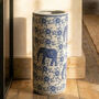 Blue Elephants Ceramic Umbrella Stand, thumbnail 2 of 6