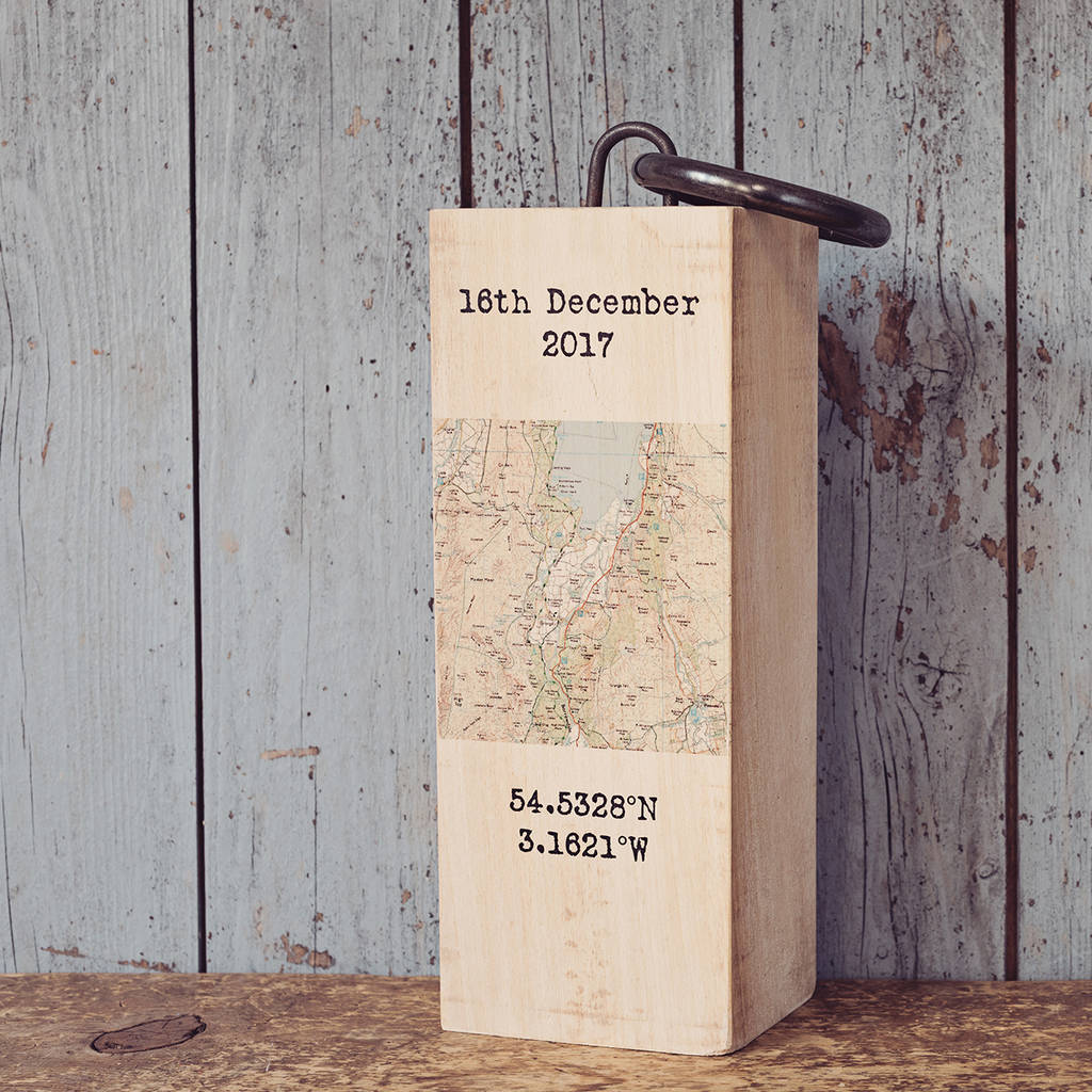 Personalised Photo Wooden Door Stopper By Dust and Things