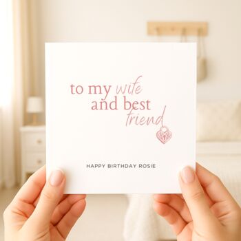 Personalised Birthday Card For Wife, 4 of 9