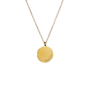 Fuck Him 18k Gold Plated Friendship Necklace, 5 of 11