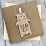 Personalised New Baby Bear Decoration Card, thumbnail 2 of 3