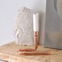 Single Copper Candle Holder, thumbnail 3 of 4
