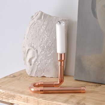 Single Copper Candle Holder, 3 of 4