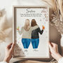 Sisters Personalised Friendship Keepsake Print, thumbnail 1 of 6