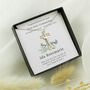 Personalised Floral Cross Necklace And Box, thumbnail 2 of 6