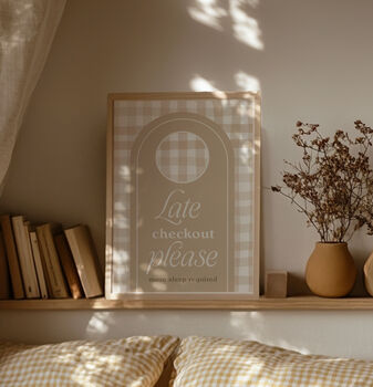 Late Checkout Bedroom Print, 3 of 4