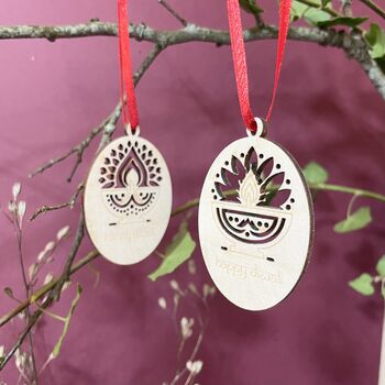 Laser Cut Wooden Diwali Decorations, 6 of 10