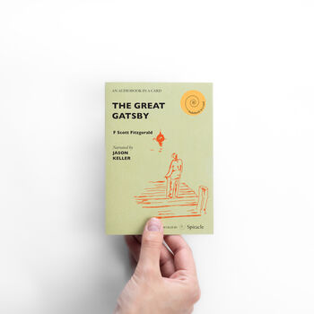 The Great Gatsby Audiobook In A Card Gift, 4 of 9