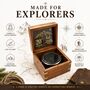 Personalised Heritage Gimbal Compass For Graduation Gift, thumbnail 9 of 12