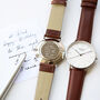 Men's Watch Engraved With Your Actual Handwriting, thumbnail 2 of 5