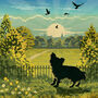 Longhaired Chihuahua In A Summer Park. Limited Edition Dog Print, thumbnail 5 of 7