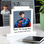 Personalised Superhero Lego Style Portrait Block, thumbnail 4 of 4