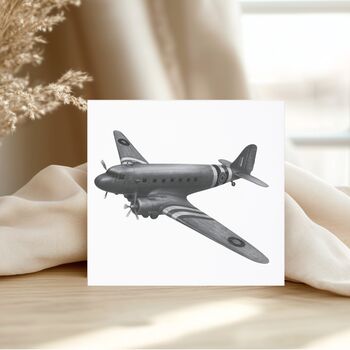 Douglas Dakota Aircraft– Aviation Greeting Card, 2 of 6