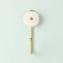 G Decor Petaline Handcrafted Mother Of Pearl Wall Hook With Brass Hanger, thumbnail 2 of 4