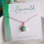 Emerald Star May Birthstone Necklace, thumbnail 2 of 11