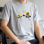 Personalised Daddy And Me Digger T Shirts, thumbnail 2 of 3