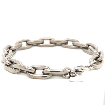 Men's Titanium Chunky Anchor Chain Bracelet, 2 of 4