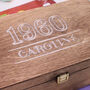 Personalised 60th 'Year' Wooden Memory Box, thumbnail 4 of 4