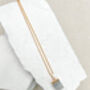 Amazonite Cube Necklace Real 18k Gold Plated, thumbnail 4 of 6