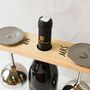 Personalised Wine Bottle And Glasses Holder For Two, thumbnail 1 of 6