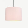 Linen Blush Pink Lampshade, thumbnail 3 of 10