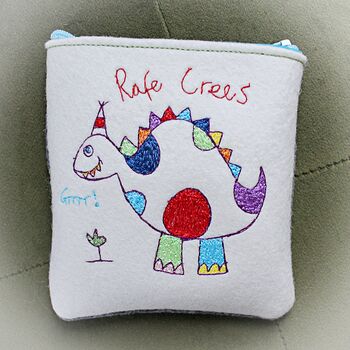 Dinosaur Purse, Personalised, 3 of 12