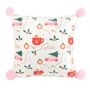 Square Sugarplum Fun Christmas Print Cushion, thumbnail 2 of 3